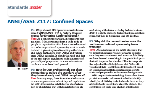 Standards Insider: Confined Spaces
